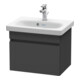 Duravit Meuble sous lavabo Com DuraStyle 50x36,8 cm, graphite mat, 1 tiroir-1