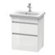 Duravit Meuble sous lavabo Com DuraStyle 50x36,8 cm, gris m/bas ma, 2 tiroirs, suspendu