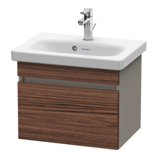 Duravit Meuble sous-lavabo Com DuraStyle 50x36,8 cm, N foncé/basalte, 1 tiroir