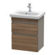 Duravit Meuble sous-lavabo Com DuraStyle 50x36,8 cm, N nat/b ma, 2 tiroirs, suspendu-1