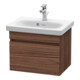 Duravit Meuble sous lavabo Com DuraStyle 50x36,8 cm, noyer foncé, 1 tiroir-1