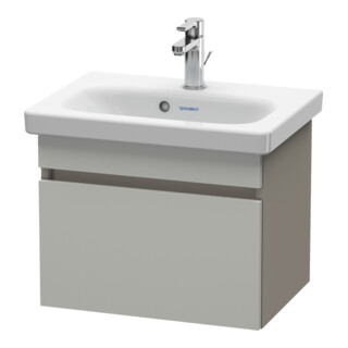 Duravit Meuble sous lavabo Com DuraStyle 50x36,8cm, béton/gris basalt mat, 1 tiroir