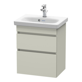 Duravit Meuble sous-lavabo Com DuraStyle 50x36,8cm, Taupe, 2 tiroirs, suspendu