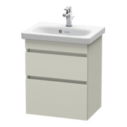 Duravit Meuble sous-lavabo Com DuraStyle 50x36,8cm, Taupe, 2 tiroirs, suspendu