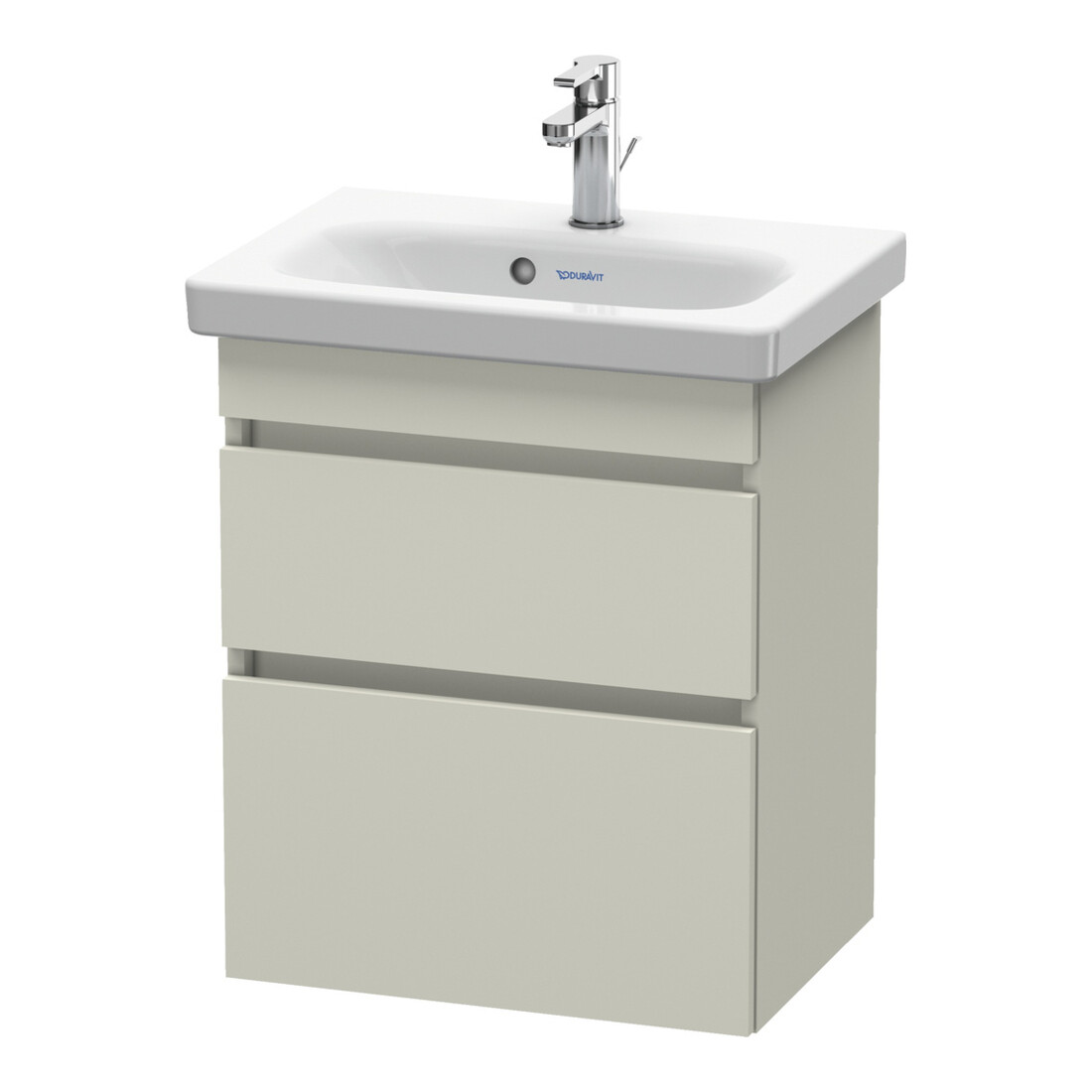 Duravit Meuble sous-lavabo Com DuraStyle 50x36,8cm, Taupe, 2 tiroirs, suspendu