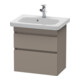 Duravit Meuble sous lavabo Com DuraStyle 58x36,8 cm, 2 tiroirs, suspendu-1