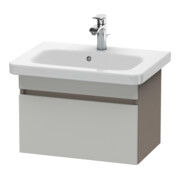 Duravit Meuble sous-lavabo Com DuraStyle 58x36,8 cm, béton gris/basalte mat, 1 tiroir-1