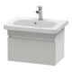 Duravit Meuble sous-lavabo Com DuraStyle 58x36,8 cm, béton gris/blanc mat, 1 tiroir-1