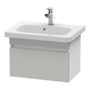 Duravit Meuble sous-lavabo Com DuraStyle 58x36,8 cm, béton gris/blanc mat, 1 tiroir