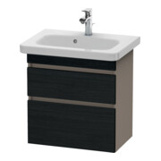 Duravit Meuble sous lavabo Com DuraStyle 58x36,8 cm, blanc, 2 tiroirs, suspendu