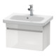 Duravit Meuble sous-lavabo Com DuraStyle 58x36,8 cm, blanc hg/b mat, 1 tiroir