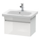 Duravit Meuble sous-lavabo Com DuraStyle 58x36,8 cm, blanc hgl/blanc mat, 1 tiroir-1