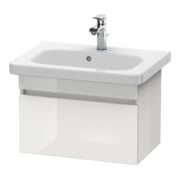 Duravit Meuble sous-lavabo Com DuraStyle 58x36,8 cm, blanc hgl/blanc mat, 1 tiroir-2