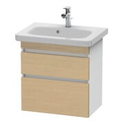 Duravit Meuble sous-lavabo Com DuraStyle 58x36,8 cm, blanc mat, 2 tiroirs, suspendu