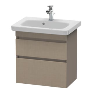 Duravit Meuble sous lavabo Com DuraStyle 58x36,8 cm, blanc mat, 2 tiroirs, suspendu