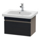 Duravit Meuble sous lavabo Com DuraStyle 58x36,8 cm, blanc œuf/basalte mat, 1 tiroir-1