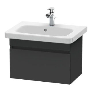 Duravit Meuble sous-lavabo Com DuraStyle 58x36,8 cm, graphite mat, 1 tiroir