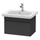 Duravit Meuble sous-lavabo Com DuraStyle 58x36,8 cm, graphite mat, 1 tiroir-1