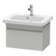 Duravit Meuble sous lavabo Com DuraStyle 58x36,8 cm, gris béton mat, 1 tiroir-1
