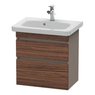 Duravit Meuble sous-lavabo Com DuraStyle 58x36,8 cm, N dk/b ma, 2 tiroirs, suspendu
