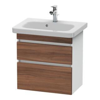 Duravit Meuble sous lavabo Com DuraStyle 58x36,8 cm, N na/we ma, 2 tiroirs, suspendu