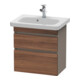Duravit Meuble sous-lavabo Com DuraStyle 58x36,8 cm, N nat/b ma, 2 tiroirs, suspendu-1