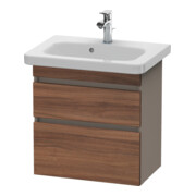 Duravit Meuble sous-lavabo Com DuraStyle 58x36,8 cm, N nat/b ma, 2 tiroirs, suspendu
