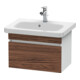 Duravit Meuble sous-lavabo Com DuraStyle 58x36,8 cm, Noyer foncé/blanc, 1 tiroir-1