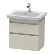 Duravit Meuble sous-lavabo Com DuraStyle 58x36,8 cm, Taupe, 2 tiroirs, suspendu