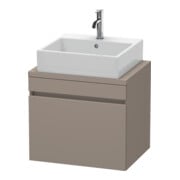 Duravit Meuble sous lavabo Com DuraStyle 60x47,8 cm, bas, avec console, 1 tiroir