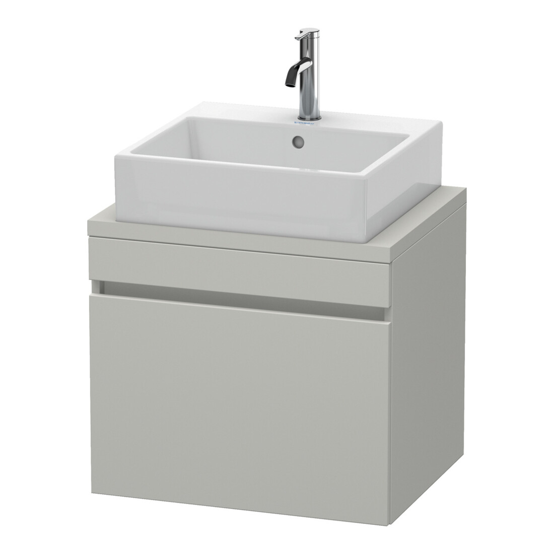 Duravit Meuble sous-lavabo Com DuraStyle 60x47,8 cm, béton gris, 1 tiroir