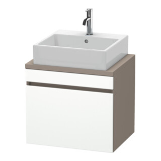 Duravit Meuble sous-lavabo Com DuraStyle 60x47,8 cm, blanc, avec base, 1 tiroir