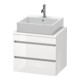 Duravit Meuble sous-lavabo Com DuraStyle 60x47,8 cm, blanc mat, 2 tiroirs
