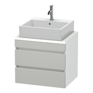 Duravit Meuble sous-lavabo Com DuraStyle 60x47,8 cm, blanc/mat, 2 tiroirs