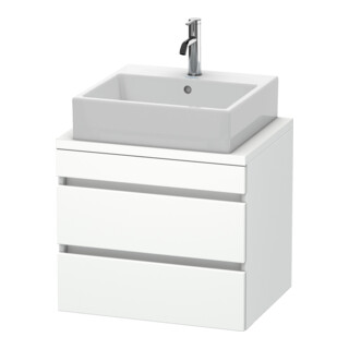 Duravit Meuble sous-lavabo Com DuraStyle 60x47,8 cm, blanc mat, 2 tiroirs
