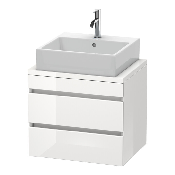Duravit Meuble sous-lavabo Com DuraStyle 60x47,8 cm, blanc mat, 2 tiroirs