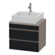 Duravit Meuble sous-lavabo Com DuraStyle 60x47,8 cm, blanc mat, 2 tiroirs-1