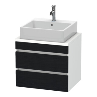 Duravit Meuble sous-lavabo Com DuraStyle 60x47,8 cm, blanc œuf/ blanc mat, avec 2 tiroirs