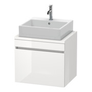 Duravit Meuble sous lavabo Com DuraStyle 60x47,8 cm, graphite mat, avec console, 1 tiroir-4