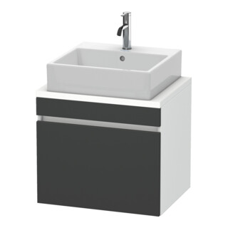 Duravit Meuble sous lavabo Com DuraStyle 60x47,8 cm, gris m/we ma, f Kons, 1 tiroir