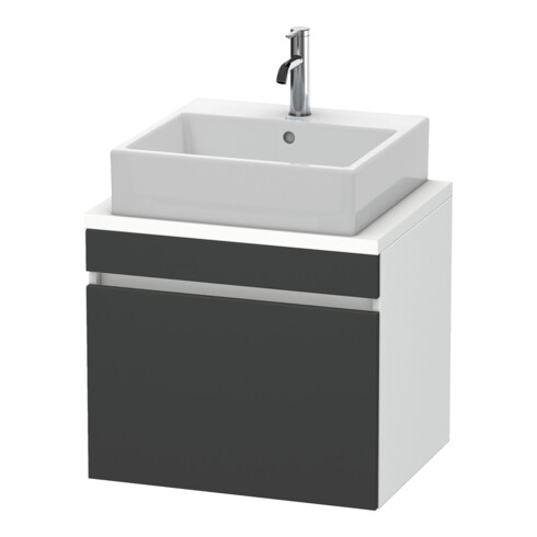 Duravit Meuble sous lavabo Com DuraStyle 60x47,8 cm, gris m/we ma, f Kons, 1 tiroir