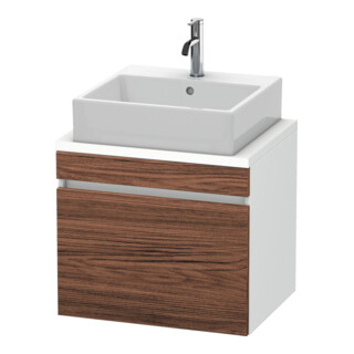 Duravit Meuble sous lavabo Com DuraStyle 60x47,8 cm, N dk/we ma, avec console, 1 tiroir