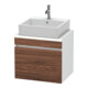 Duravit Meuble sous lavabo Com DuraStyle 60x47,8 cm, N dk/we ma, avec console, 1 tiroir-1