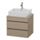 Duravit Meuble sous-lavabo Com DuraStyle 60x47,8 cm, sans console, 2 tiroirs-1
