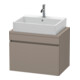 Duravit Meuble sous-lavabo Com DuraStyle 70x47,8 cm, bas. mat, avec console, 1 tiroir-1
