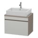 Duravit Meuble sous-lavabo Com DuraStyle 70x47,8 cm, betg/ba ma, f Kons, 1 tiroir-1