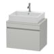 Duravit Meuble sous-lavabo Com DuraStyle 70x47,8 cm, béton gris, avec 1 tiroir-1