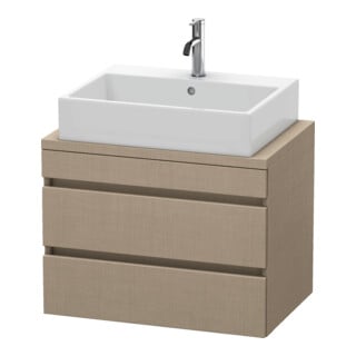 Duravit Meuble sous-lavabo Com DuraStyle 70x47,8 cm, blanc, 2 tiroirs, console f
