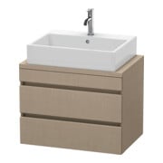 Duravit Meuble sous-lavabo Com DuraStyle 70x47,8 cm, blanc, 2 tiroirs, console f