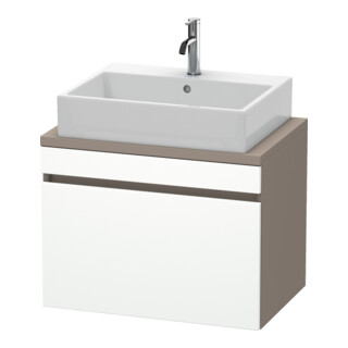Duravit Meuble sous-lavabo Com DuraStyle 70x47,8 cm, blanc, avec base, 1 tiroir